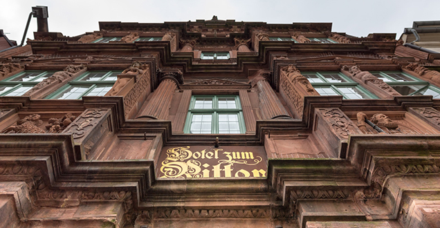 One of the oldest hotels in Heidelberg "Zum Ritter" (Photo: Diemer)
