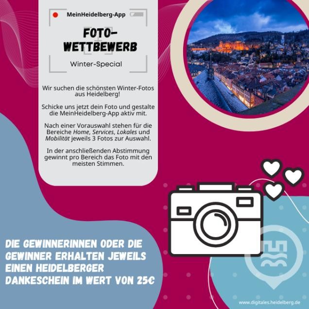 Fotowettbewerb der MeinHeidelberg-App Fotowettbewerb der MeinHeidelberg-App