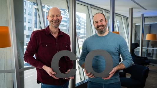 Teamfoto "Coalymer 3.0": Jörg Petri & Johannes Müller Teamfoto "Coalymer 3.0": Jörg Petri & Johannes Müller