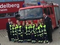 Die Betreuerinnen der Kindergruppe (Foto: Feuerwehr Heidelberg) Die Betreuerinnen der Kindergruppe (Foto: Feuerwehr Heidelberg)