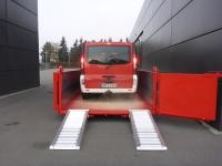 Auch der Transport von Fahrzeugen ist möglich