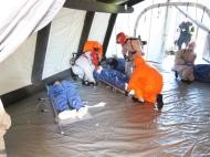 Sichtung ankommender Verletzter