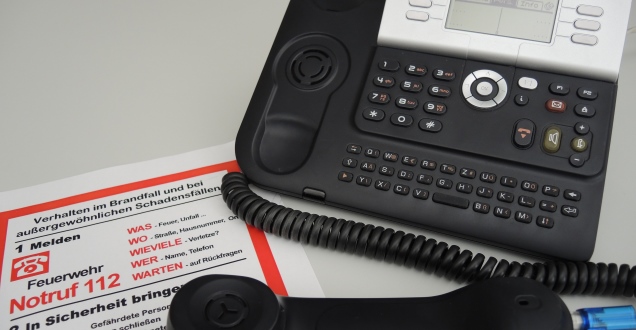So setzen Sie einen Notruf übers Telefon richtig ab (Foto: Feuerwehr Heidelberg) So setzen Sie einen Notruf übers Telefon richtig ab (Foto: Feuerwehr Heidelberg)