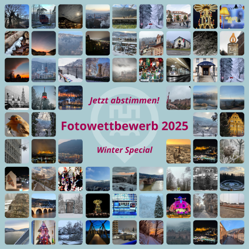 Aufruf zum Fotowettbewerb Aufruf zum Fotowettbewerb mit vielen kleinen Heidelberg-Fotos