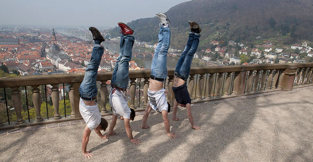 Gymnasts at the Castle (Photo: Buck)