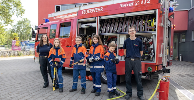 Jugendfeuerwehr Neuenheim (Foto: Feuerwehr Heideelberg) Jugendfeuerwehr Neuenheim (Foto: Feuerwehr Heideelberg)