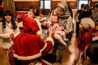 Nikolausfeier für Flüchtlingskinder, organisiert vom Ausländerrat/Migrationsrat (Foto: Rothe)