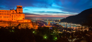 Heidelberg in the evening (Photo: Schwerdt)