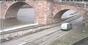 Screenshot der Webcam an der Alten Brücke.
