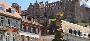 View of the castle from the market place (Photo: Pellner)