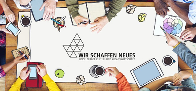 Titelbild Kreativwirtschaft mit Logo (Foto: Stadt Heidelberg)